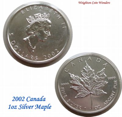 2002 1oz Silver Maple
